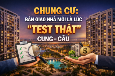 CHUNG CƯ: BÀN GIAO NHÀ MỚI LÀ LÚC “TEST THẬT” CUNG - CẦU