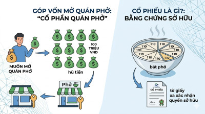 Chứng khoán là gì? Qua góc nhìn về một "Quán Phở"