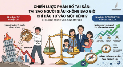 CHIẾN LƯỢC PHÂN BỔ TÀI SẢN: TẠI SAO NGƯỜI GIÀU KHÔNG BAO GIỜ CHỈ ĐẦU TƯ VÀO MỘT KÊNH?