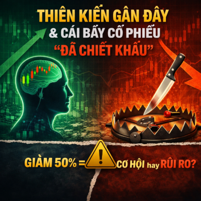 Thiên kiến gần đây (Recency Bias) và cái bẫy cổ phiếu "Đã Chiết Khấu"